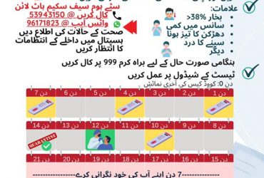 14-day home quarantine details in Urdu