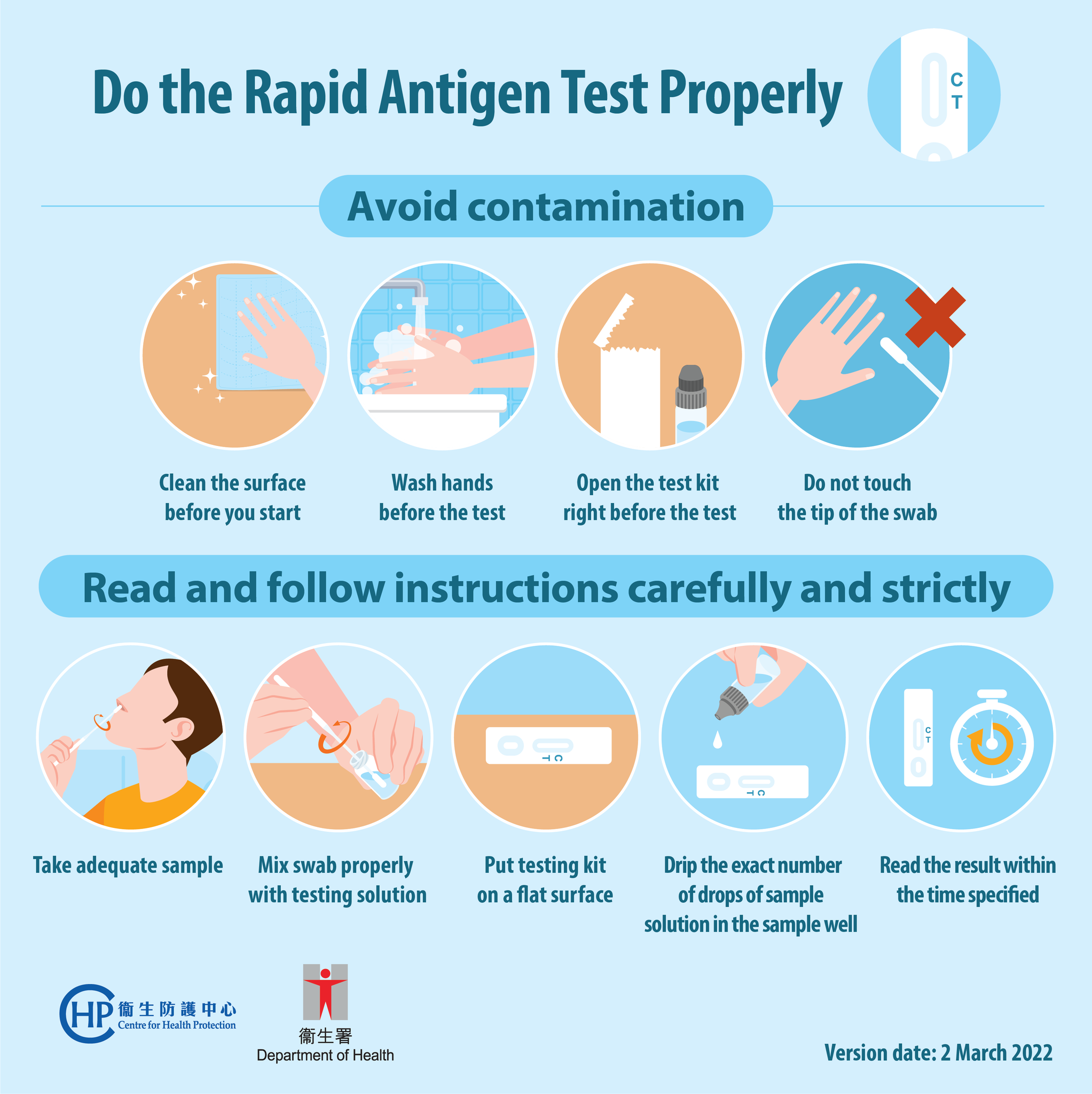【Do the rapid antigen test (RAT) properly ✅】